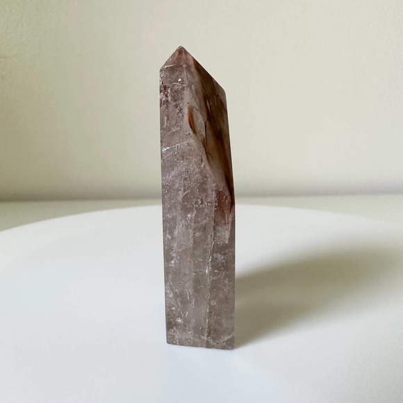 Fire Amphibole Quartz Point Angel Phantom Tower Crystal Natural High Quality - Picture 6 of 6